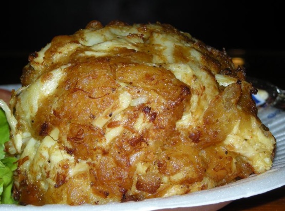G and m crab cakes top